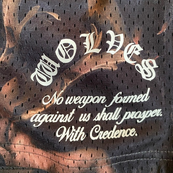 Darc Sport "St. Michael" Chopper Patch Shorts - Picture 2 of 7